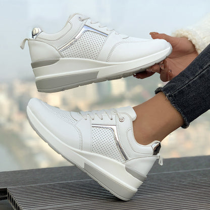 Baskets Compensées Femme – Style Sport & Casual