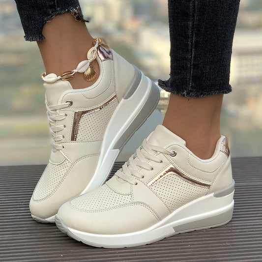 Baskets Compensées Femme – Style Sport & Casual