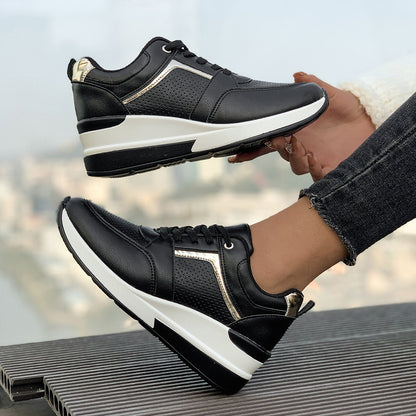 Baskets Compensées Femme – Style Sport & Casual