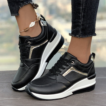 Baskets Compensées Femme – Style Sport & Casual
